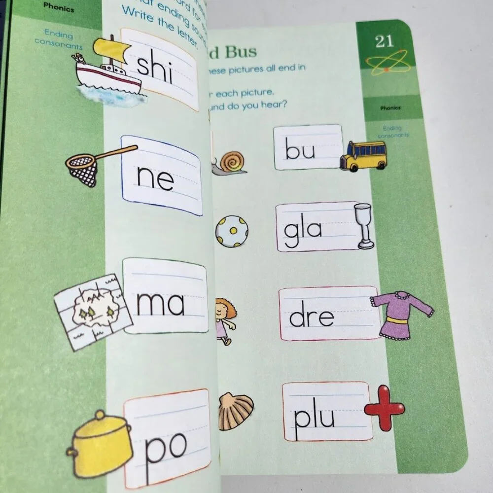 NEW Brain Quest Workbook Grade 1 1st Grade Book Paperback ‏ 320pages Stocking St